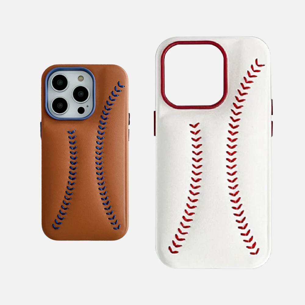 

Baseball Leather Phone Case for Iphone 12 Pro 13 14 14Plus Trend Sports Style Design Shell for 12ProMax 13ProMax 14Pro 13Pro Max