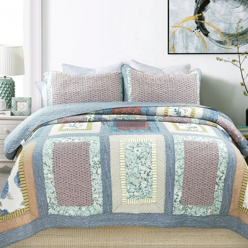 Американская внешняя торговля экспорт лоскутное покрывало пасторальное древнее