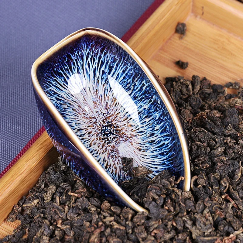 Совок для чая листовой сосуд фарфоровая китайская лопатка кунг-фу чайная ложка