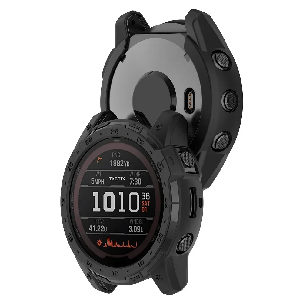 Защитный чехол из ТПУ для смарт-часов Garmin Fenix 7X Мягкий защитный аксессуары