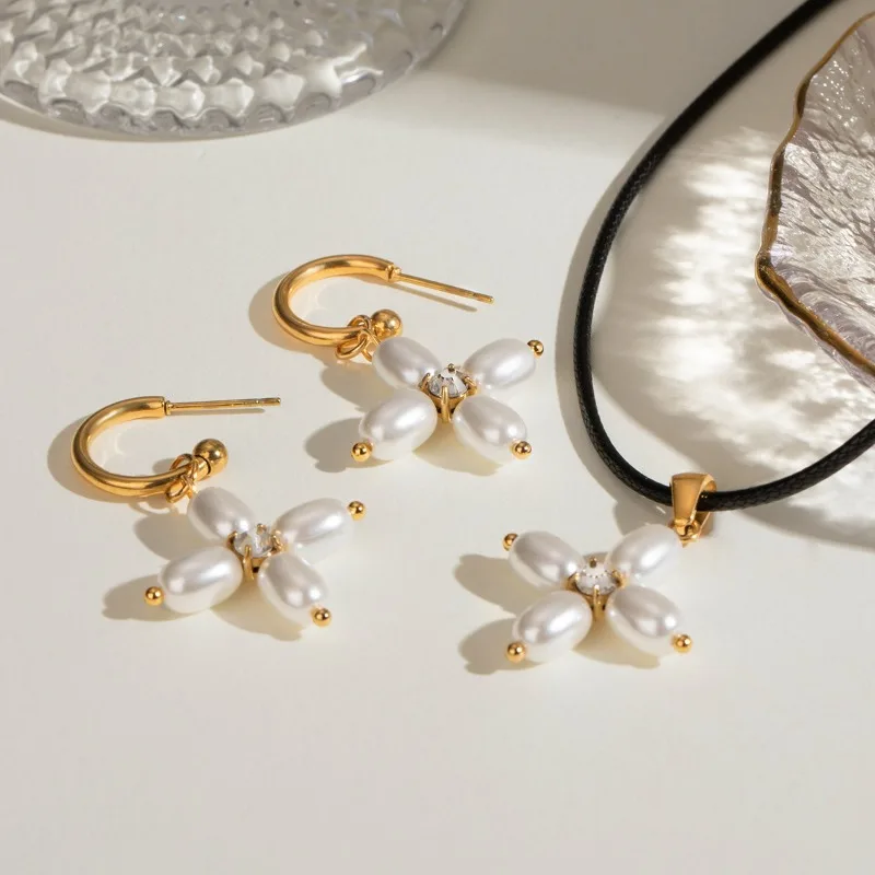 Новинка 2024 подвеска в виде креста Minar из натурального пресноводного жемчуга