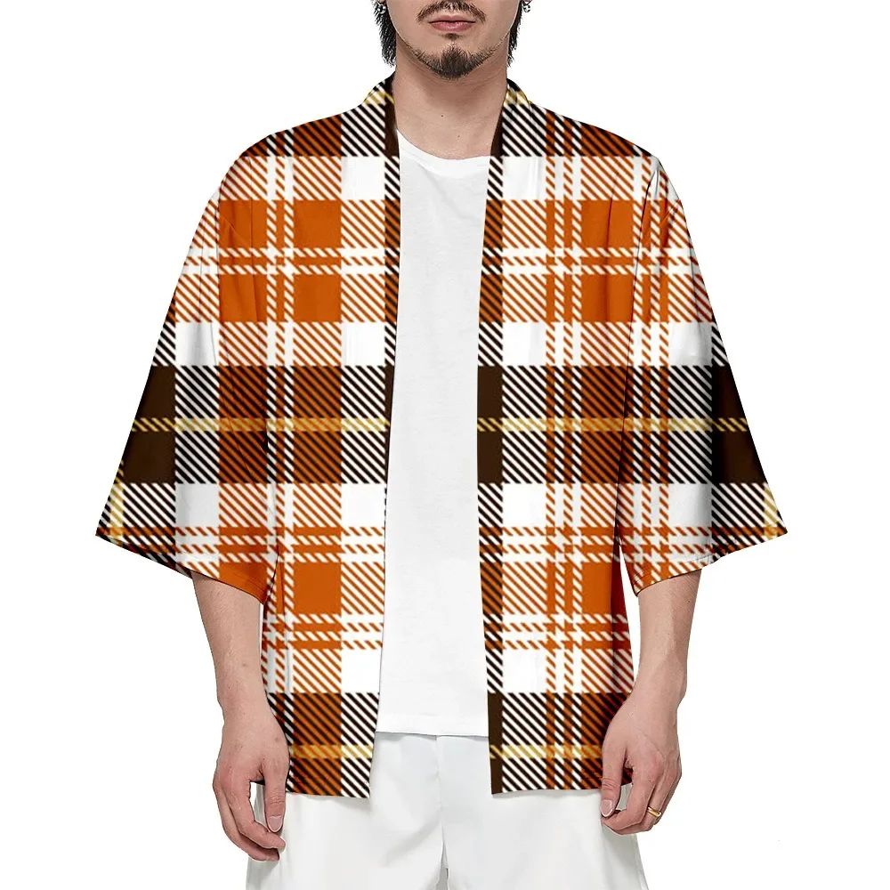 Летняя Классическая гавайская рубашка в стиле унисекс юката пляжные топы модный