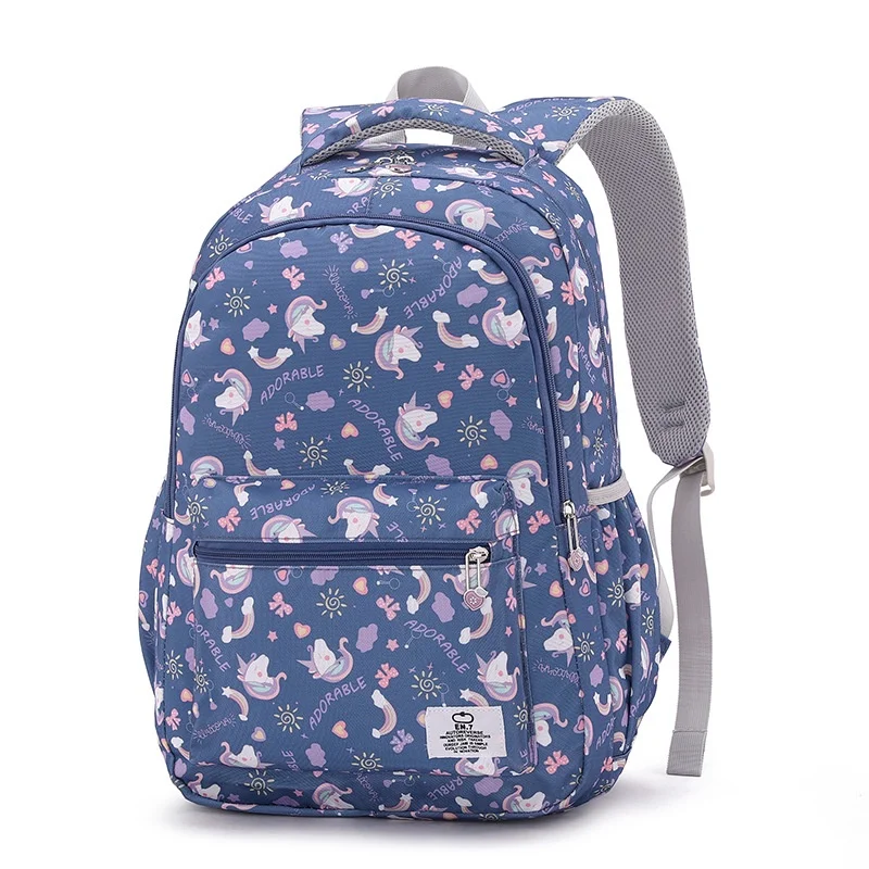 Middle School Students Cute Cartoon Unicorn Large Capacity Backpacks for Girls New Simple Students School Bags Hot Drop Shipping