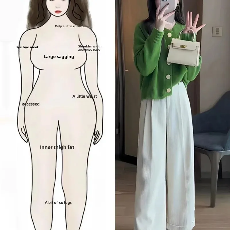 Осенняя коллекция больших размеров для похудения в корейском стиле модный