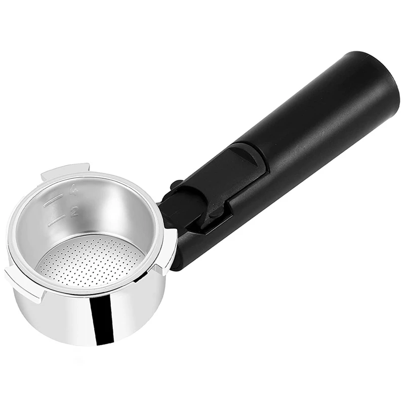 

51MM Bottomless Portafilter Coffee Machine Accessories Bracket Handle Hollow Handle With Filter