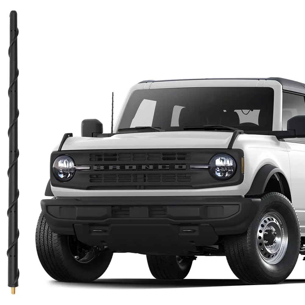 

16 Inch Flexible Rubber Car Truck Antenna for Ford Bronco 2021 2022 F150 2009-2022 Car Radio Reception Internal Copper Core