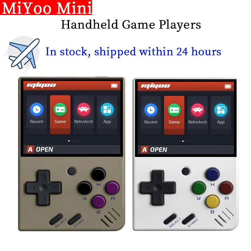 

Портативная игровая консоль MIYOO MINI V2, 2,8 дюйма, IPS HD экран, операционная система Linux