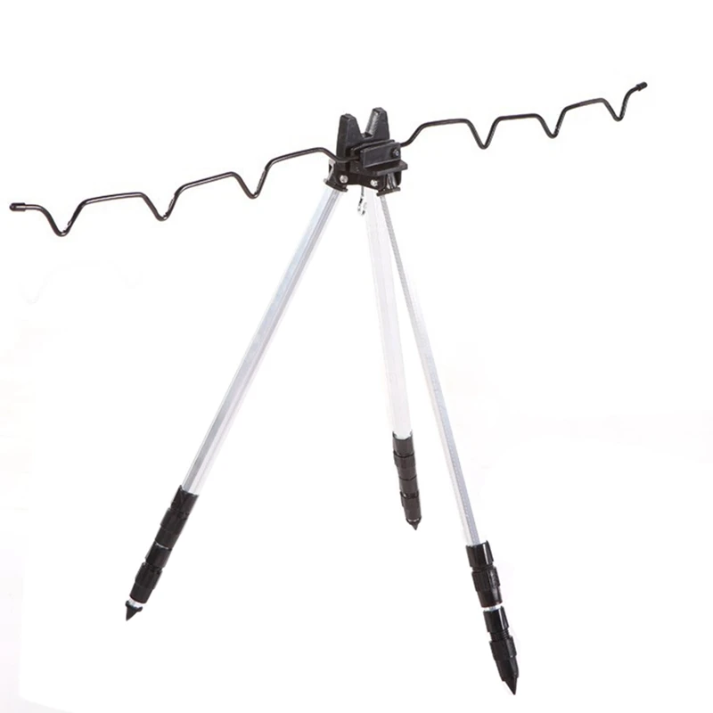 

Portable Telescopic Adjustable Fishing Rod Tripod Stand Fishing Support Rod Holder Outdoor Fishing Equipment
