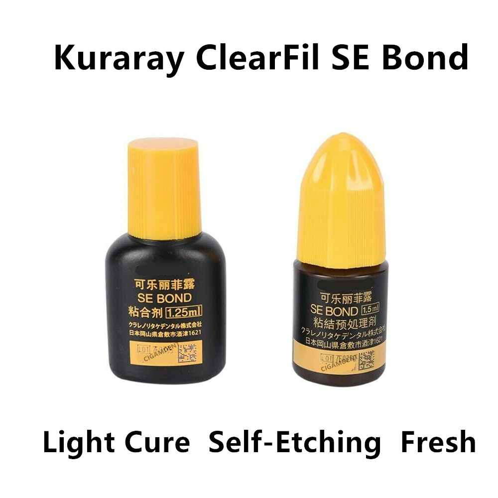 

Kuraray CLEARFIL SE BOND Dental Teeth Glue Orthodontic Adhesive Light Cure Composite Resin Self-Etching Primer Acid Etching Gel