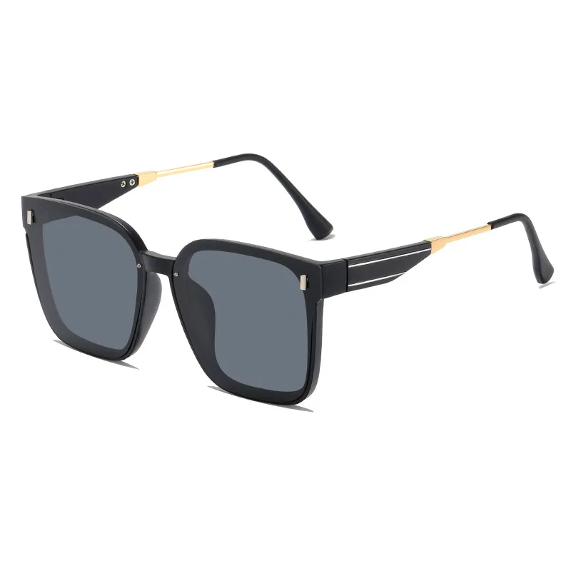 Корейский стиль трендовые поляризационные женские солнцезащитные очки 2024