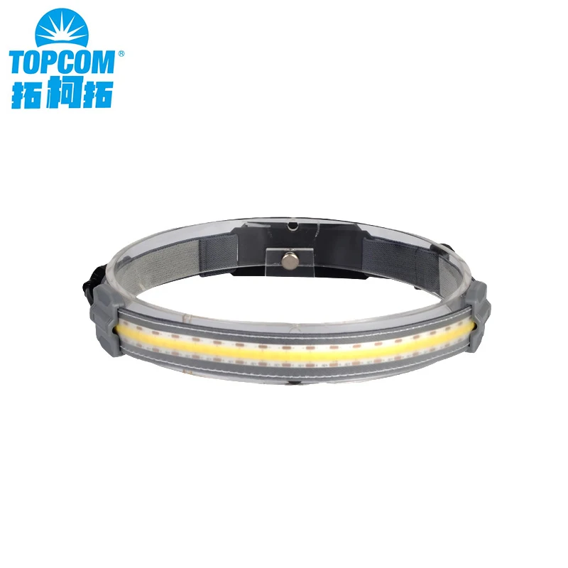 

TopCom LED Head Lamp with Built-in Battery Flashlight USB Rechargeable Head Torch 5 Lighting Modes Work Light Camping Headlamp