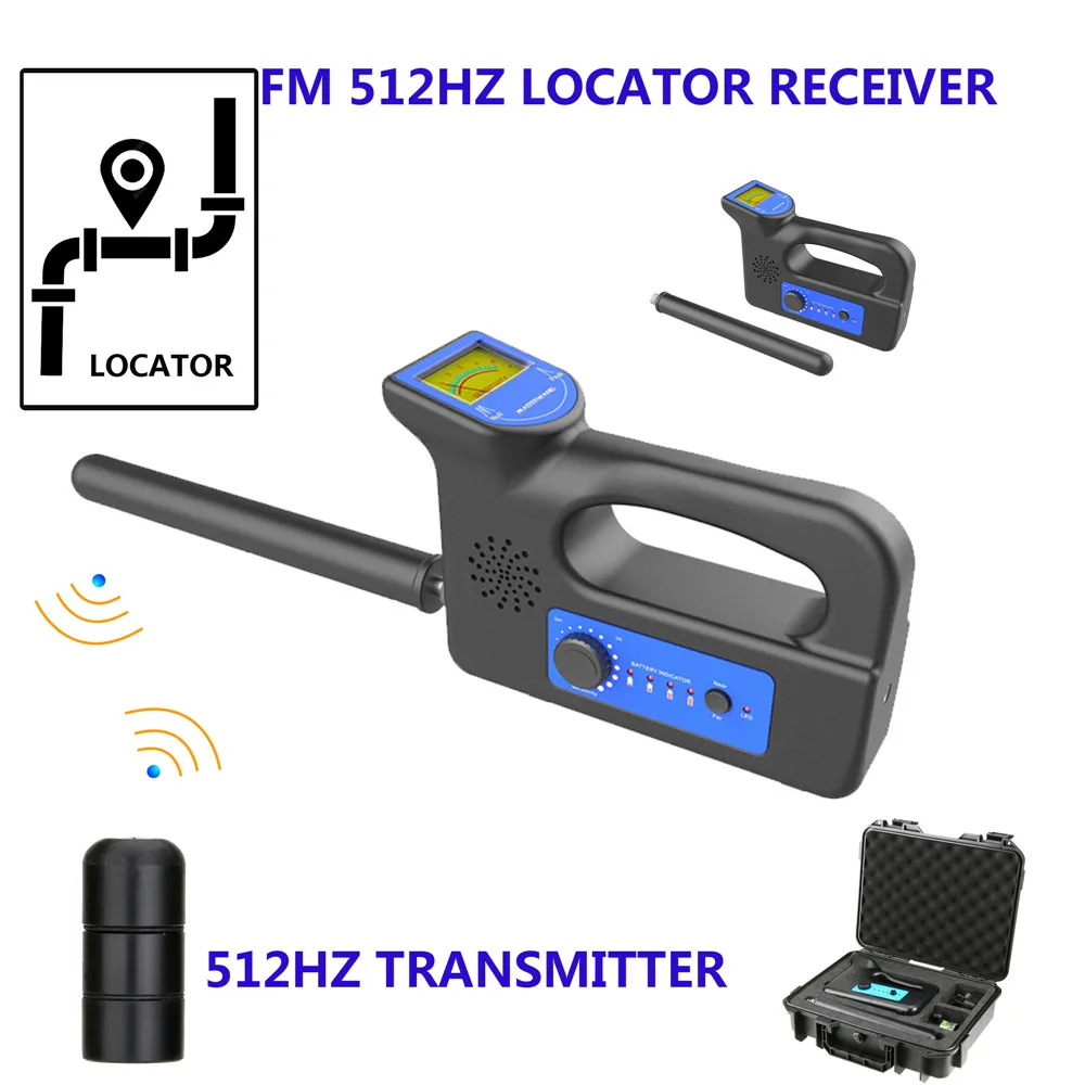 GAMWATER      17MM Pipe Camera 512Hz Transmitter and Locator Receiver Sonde  Pipe Sewer Drain Camera for repair replace