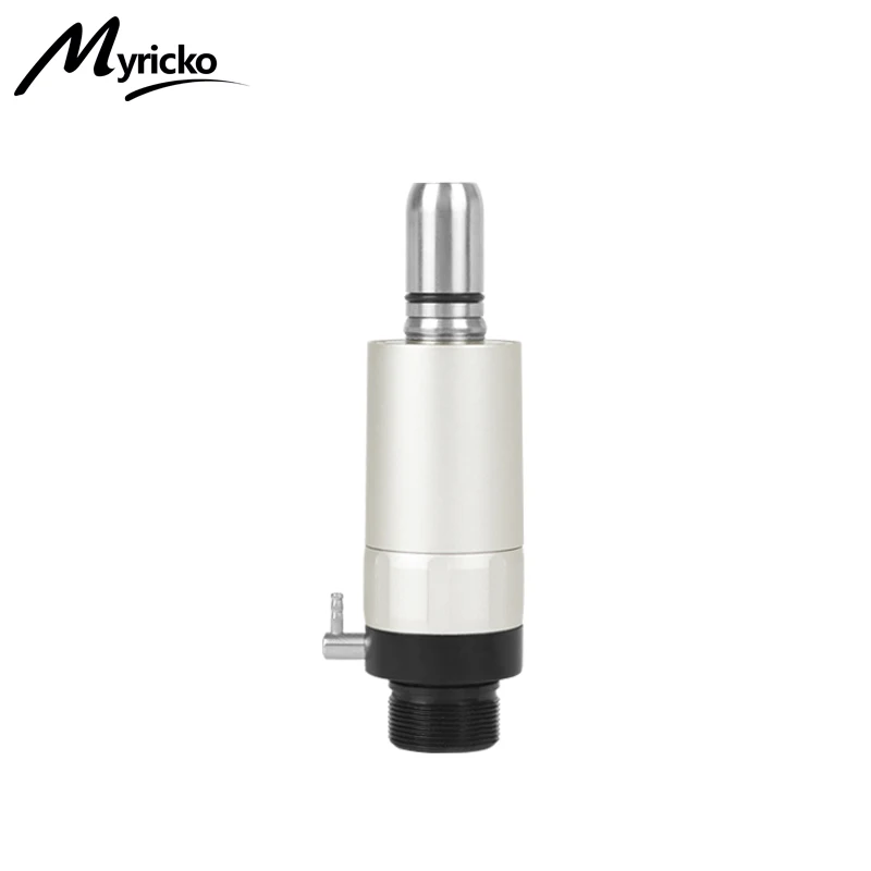 Myricko Dental Low Speed FX Type External Channel Push Button Contra Angle Straight  Handpiece 4 Hole Air Motor Factory Directly