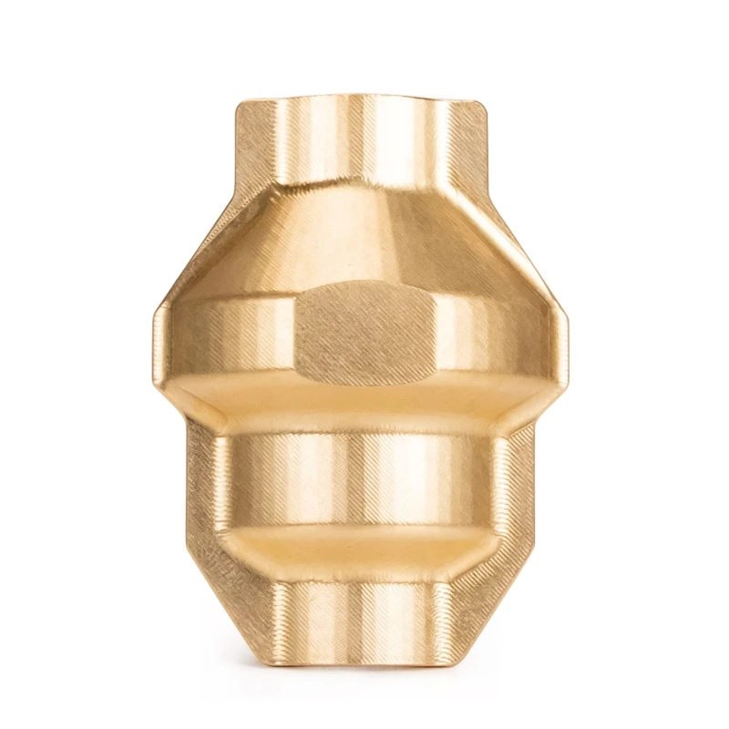 

Y3NF Heavy Duty Brass Diff Covers Cases Compatible with 1/10 YK4102 YK4103 1/8 YK4082 RC Crawler Car Upgrade Accessories