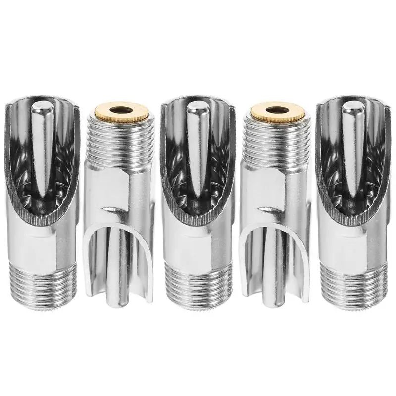 

5 pcs Multi-purposes Sturdy Small Stainless Steel Waterer Piglets Water Feeder Metal Pigs Waterer