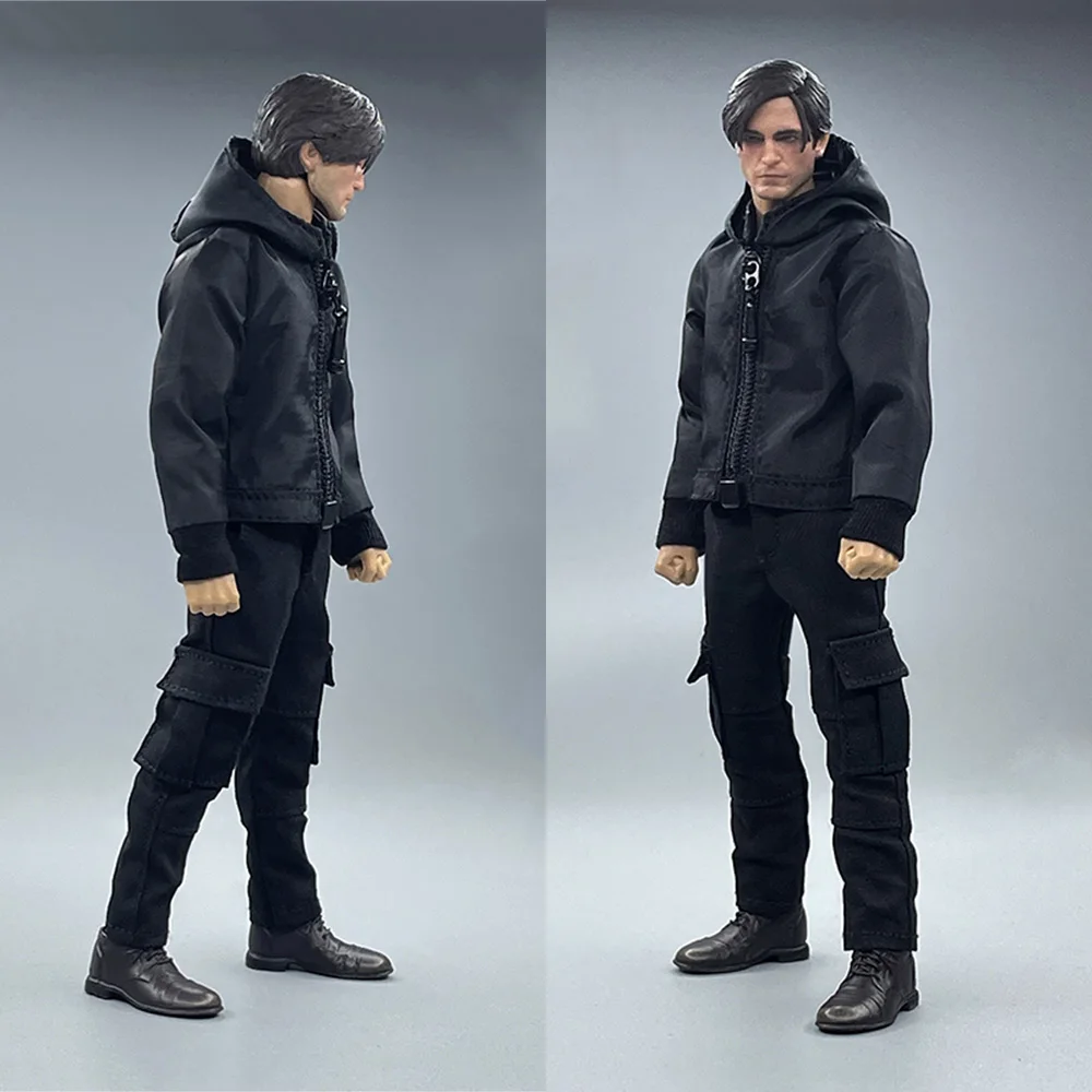 

Мужская куртка на молнии, с длинным рукавом и карманами