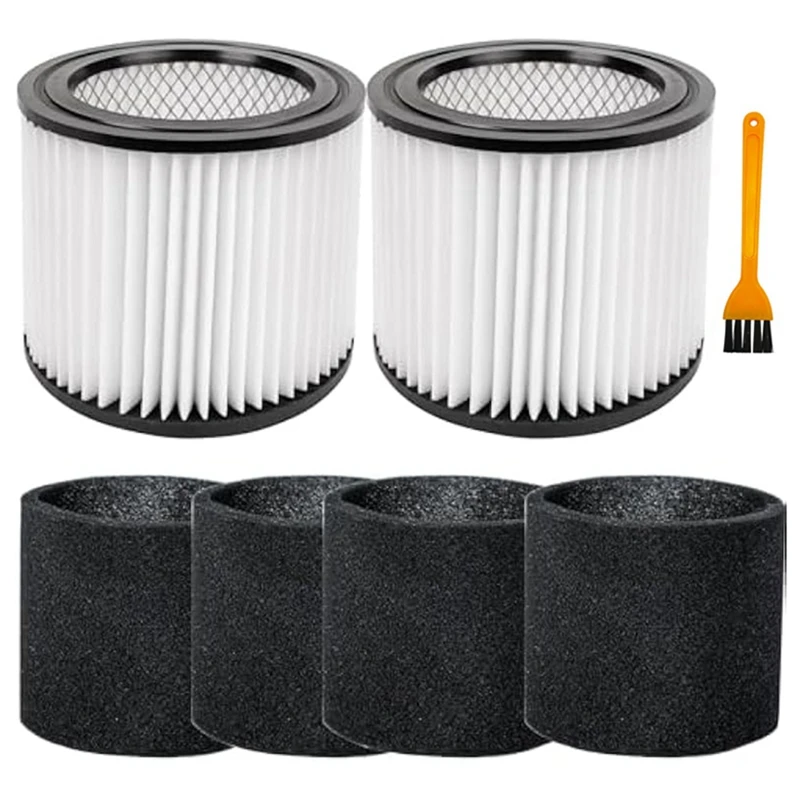 90398 HEPA Replacement Filter And 90585 Foam For Shop-Vac 903-98 9039800 903-98-00 Wet/Dry Vacuum Cleaner