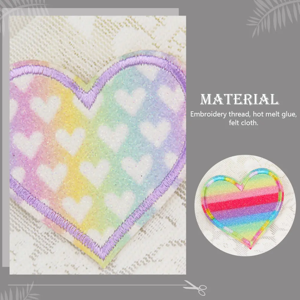 

18pcs Embroidery Appliques Sewing Patches DIY Clothes Supplies Fashion Patches Love clothing accessories patch decoration