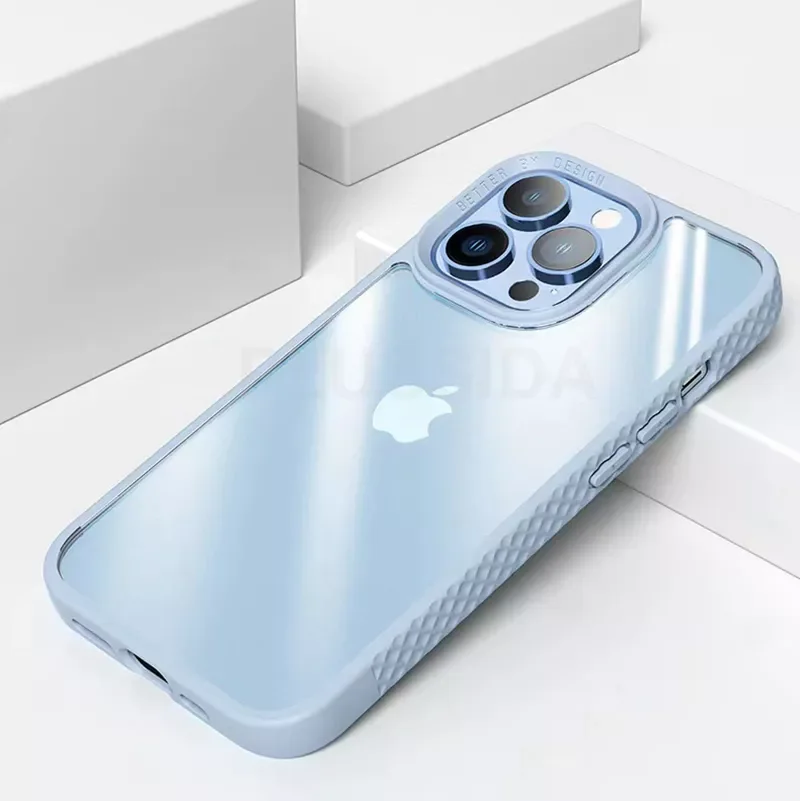 

Shockproof Phone Case For iphone 12 13 Pro Max 13Pro Case Silicone Acrylic Space Transparent Clear Cover For iphone 13 12Pro Max