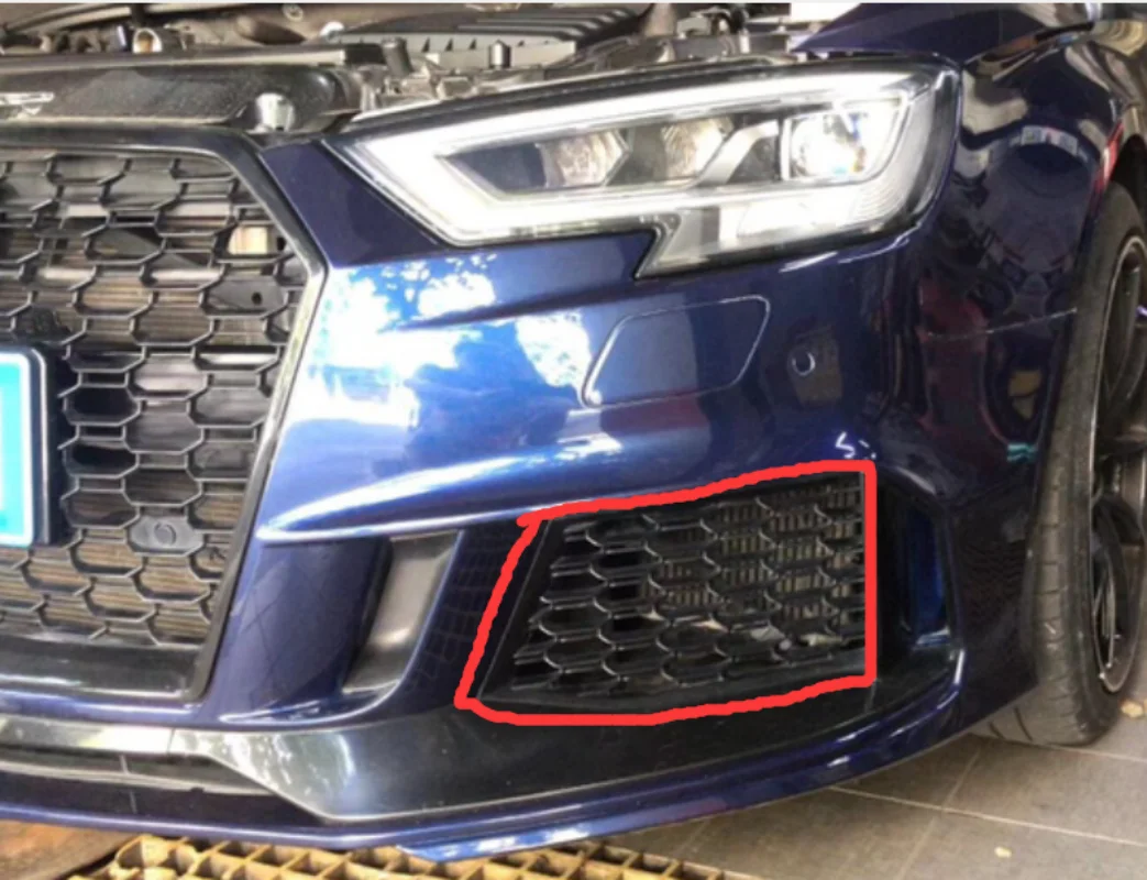 

Для Audi A3 S3 RS3 крышка переднего бампера противотуманной фары автомобильные аксессуары для авто 2014-2019
