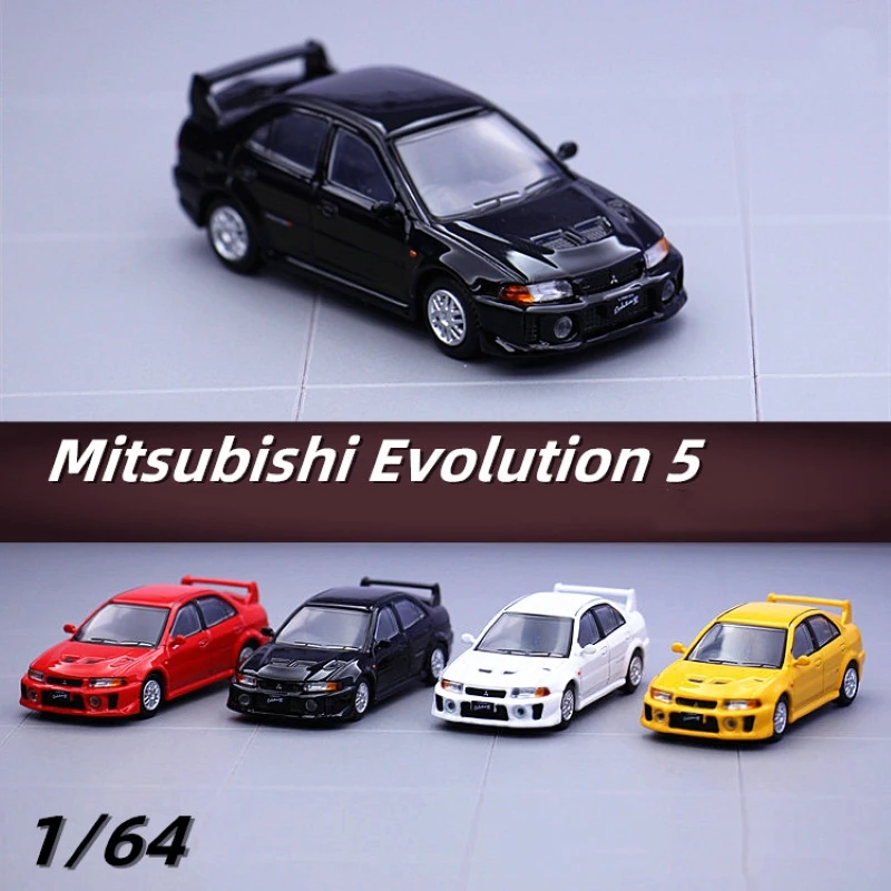 

1/64 Mitsubishis Lancer Evo X 5 Alloy Car Model Diecast Metal Vehicles Car Model Miniature Scale Simulation Collection Kids Gift