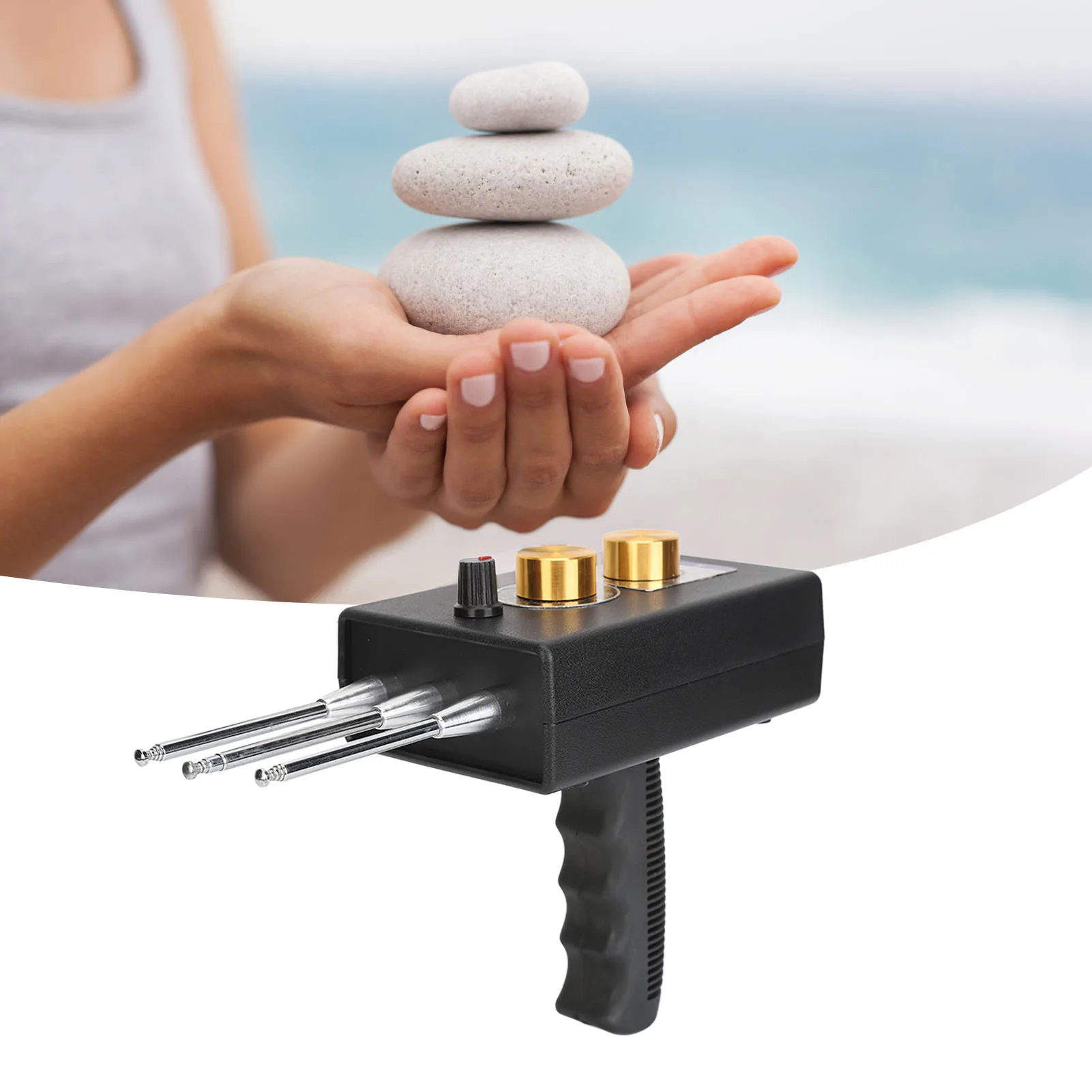 Ручной фэн-шуй детектор портативный с перезаряжаемой батареей Aura для пещера