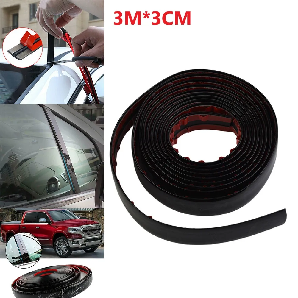 

Car Anti-collision Strip Black Trim Molding Car Door Side Tailgate Decorate Protect Strip Auto Decoration Accessories