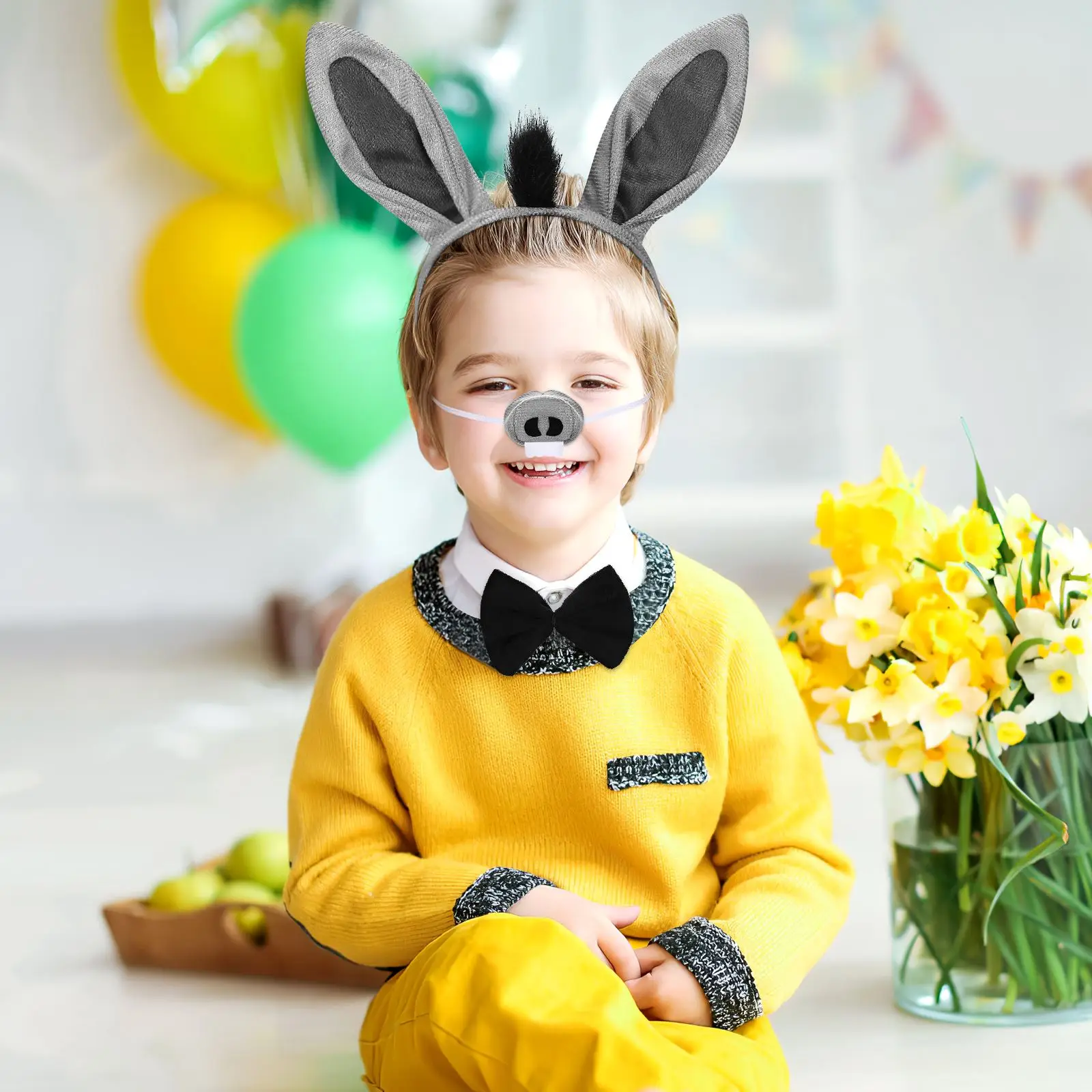 Аксессуары для косплея животных ободок и хвост волос с животными аксессуар