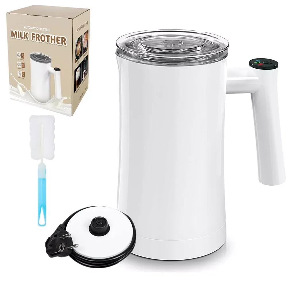 Enlarge 3 in 1 Multifunction Milk Frother 350ml Large Capacity Automatic Milk Steamer for Latte Cappuccino Coffee Foamer Heater Hot Cold