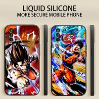 japan anime dragon ball phone case for xiaomi redmi 9 9i 9t 9at 9a 9c note 9 pro max 5g 9t 9s original liquid silicon unisex