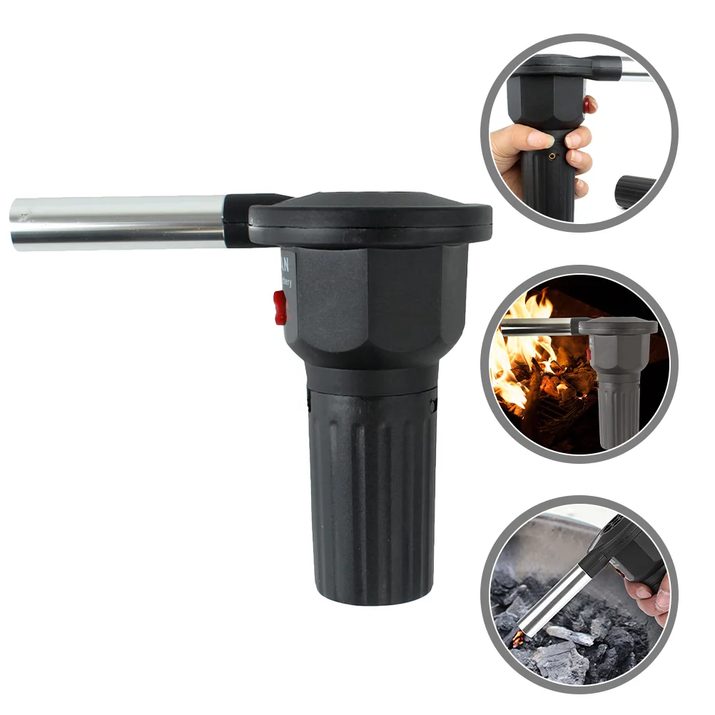 

Fan Blower Bbq Fire Air Tool Grill Barbecue Bellows Outdoor Electric Camping Portable Cooking Picnic Hand Convenient Blowing