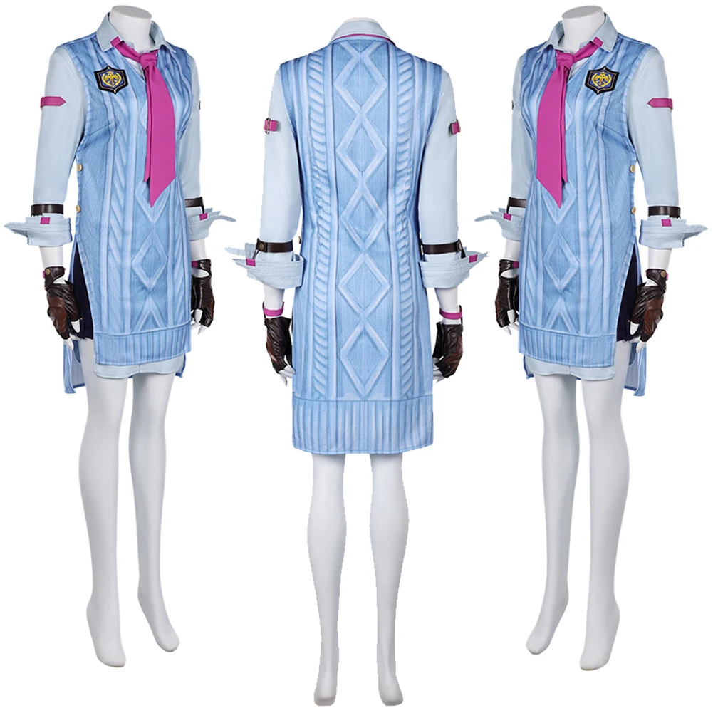 Женский костюм для косплея Asuka Kazama из аниме-игры Tekken8 Маскировочные наряды