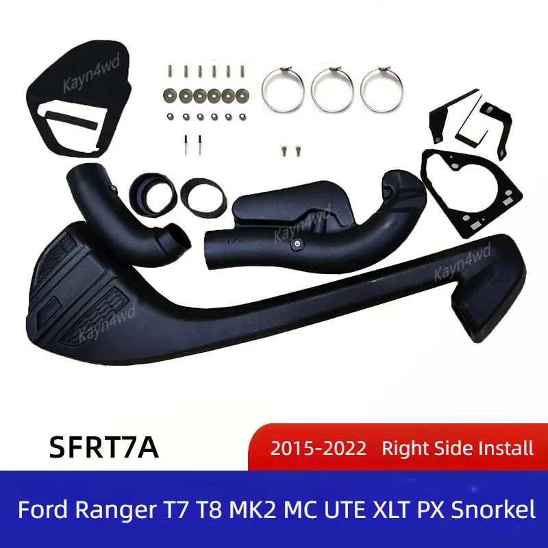 

Внешние аксессуары для пикапа 4x4, комплект трубки для воздухозаборника для Ford Ranger T7 T8 MK2 2015-2022 гг., MC UTE XLT PX, шланг для дыхания