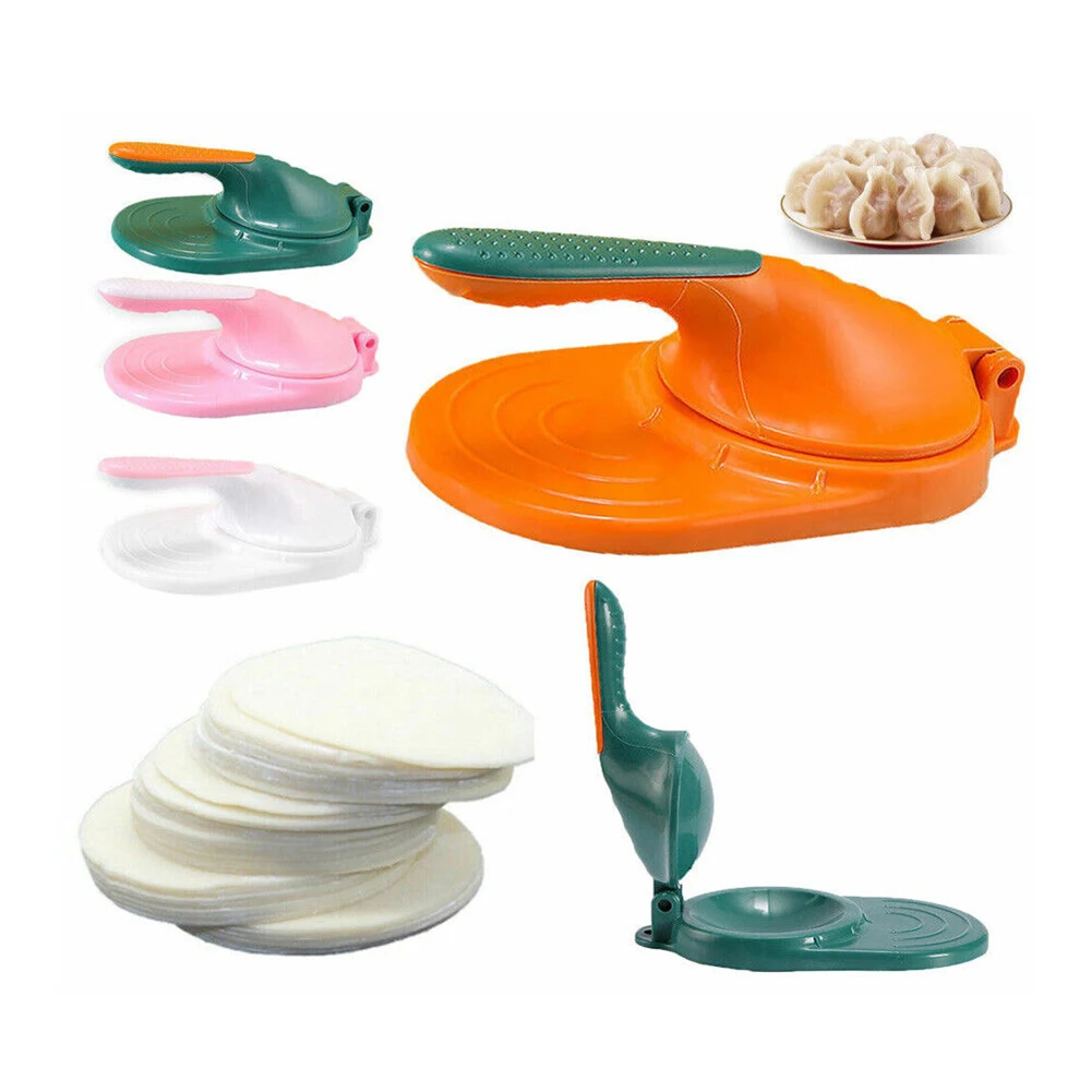 

Kitchen Press Machin Dumpling Skin Artifact Manual Wrapper Making Mold Dough Pressing Tool Baking Pastry DIY Dumpling Maker