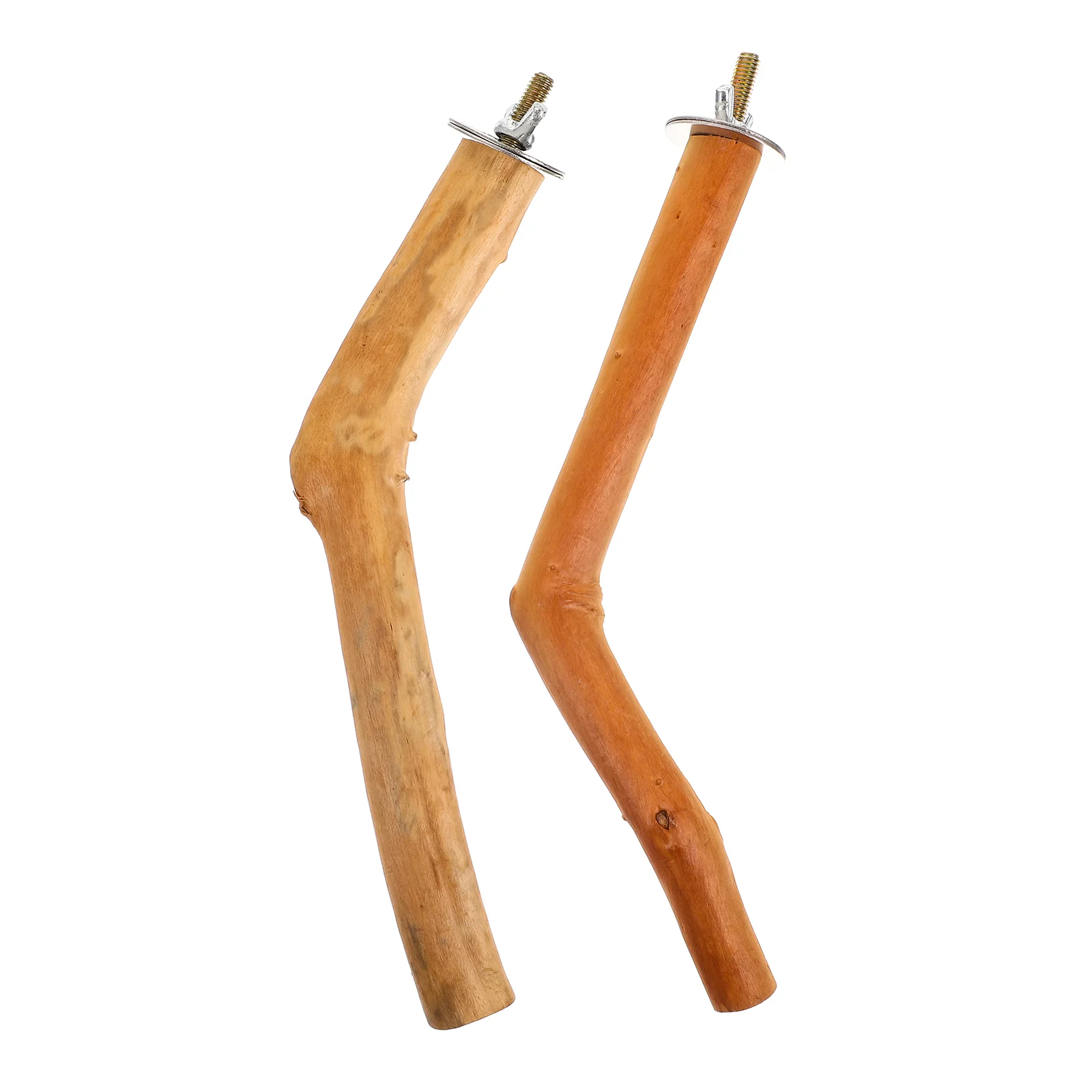 

Bird Perch Parrot Stand Cage Wood Perches Toy Grinding Stick Branches Wooden Birdcage Rod Accessories Platform Natural Paw Toys