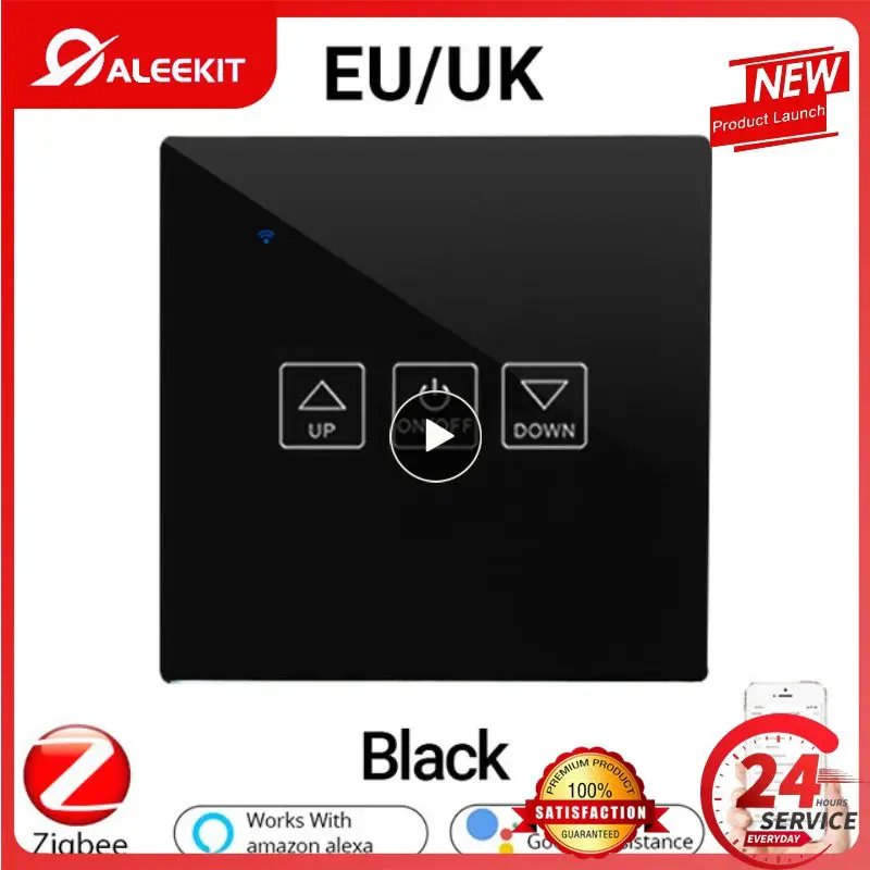 

1/2/3PCS Dimmer Switch Crystal Glass Surface Touch Switch Curtain Switch Sensor Dimmer Zigbee3.0 Smart Home Poor Handwriting
