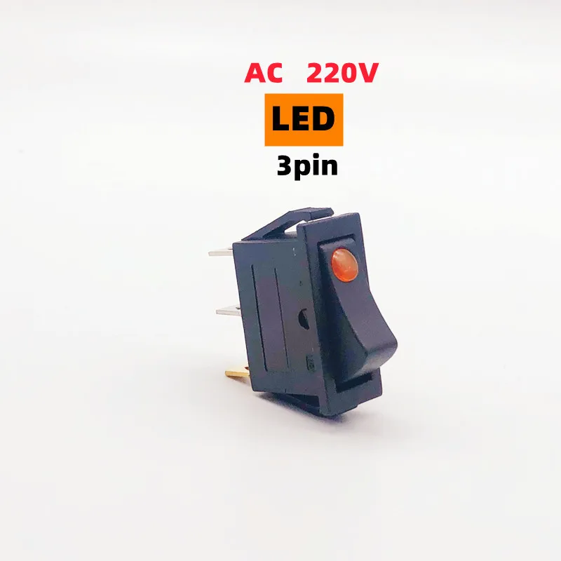 

Переключатель KCD3 "кошачий глаз" с LED 16A 220V