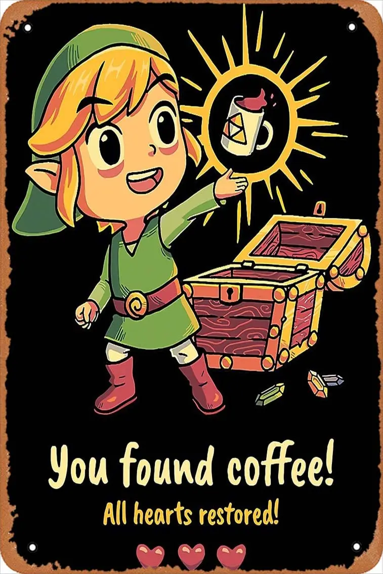 Картина с изображением кофе вы нашли все сердца восстановленная винтажная ретро