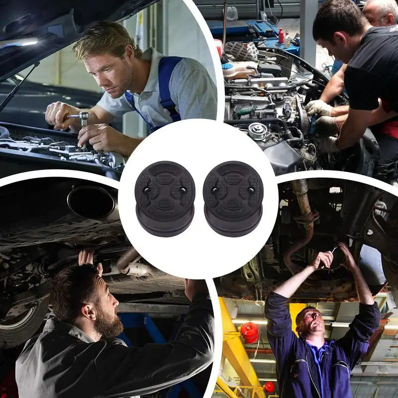 Автомобильные подъемные накладки круглые противоскользящие резиновые на