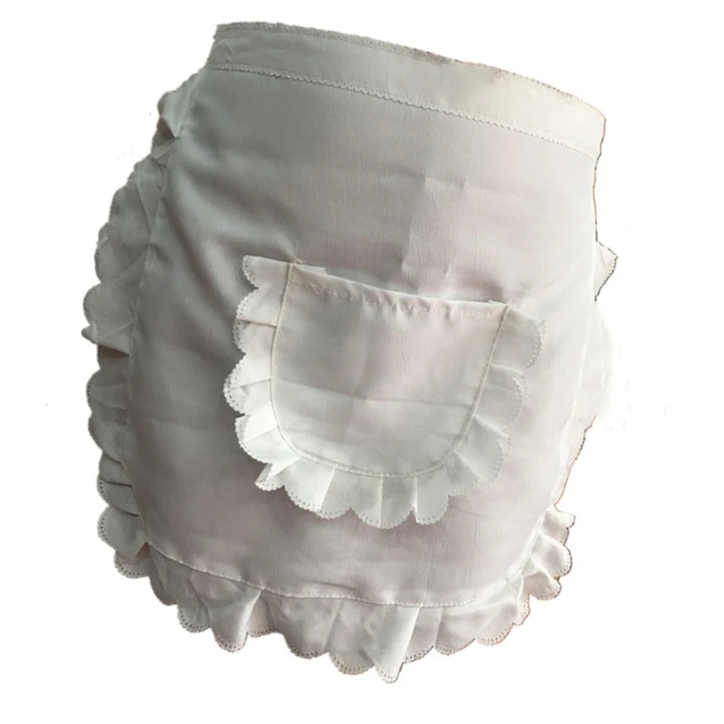 Фартук с рюшами фартук горничной костюм для девочки тематический вечерние пищи