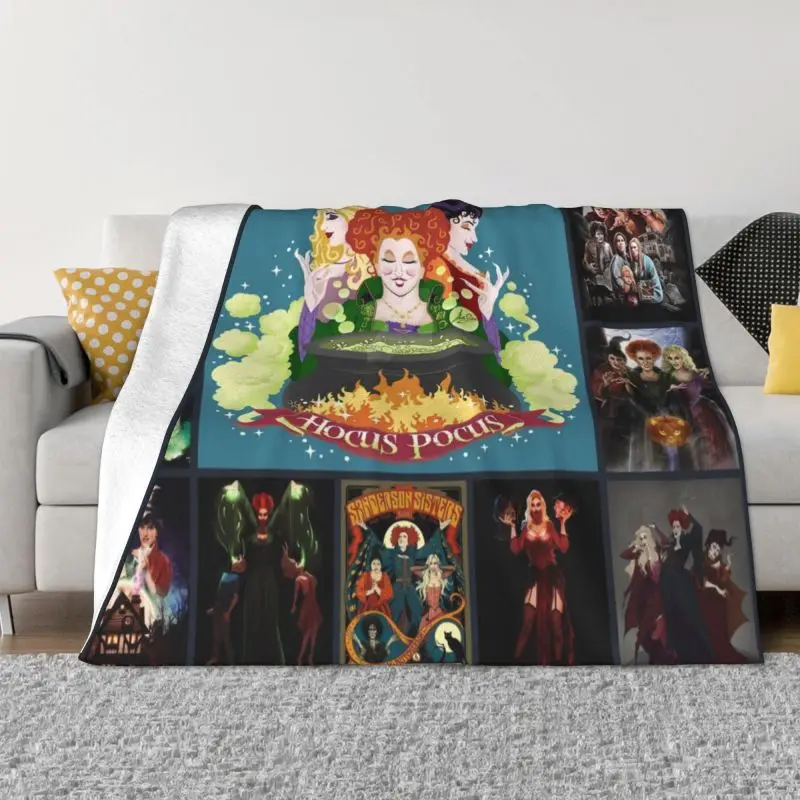 

Флисовое одеяло с надписью «Hocus Sanderson Sister»