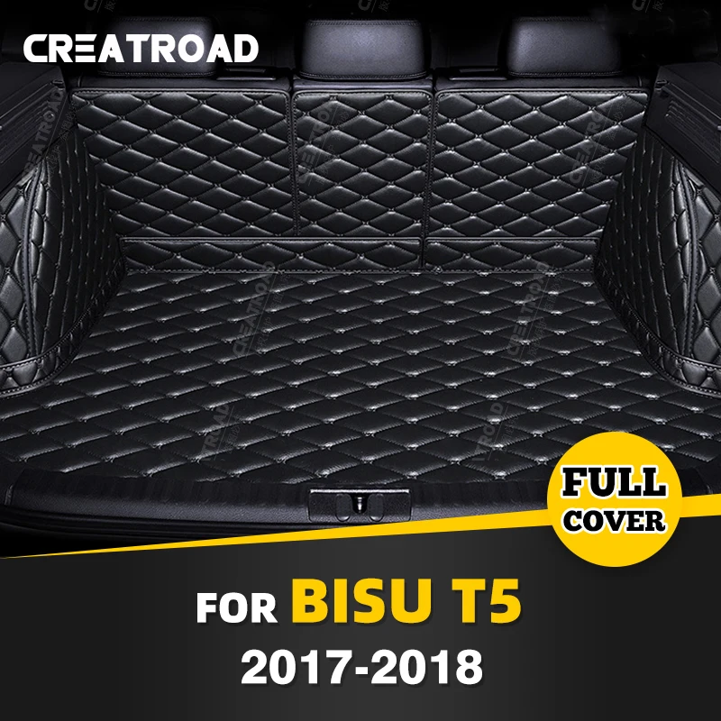 

Автомобильный коврик для багажника с полным покрытием для Bisu T5 2017 2018, противогрязный чехол для багажника автомобиля, коврик, подкладка для груза, защитные аксессуары для интерьера