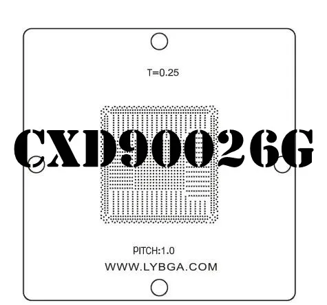 6 шт./лот PS4 CXD90025G/CXD90026G/DDR5 RAM/DDR3 SD RAM BGA трафареты для реболлинга с прямым нагревом 0 55