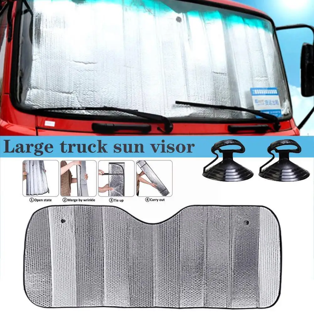 

Aluminum Foil Car Truck Shades Cover Exterior Parts For Car Rv Truck Visor Front Windshield Car Acces S9b4