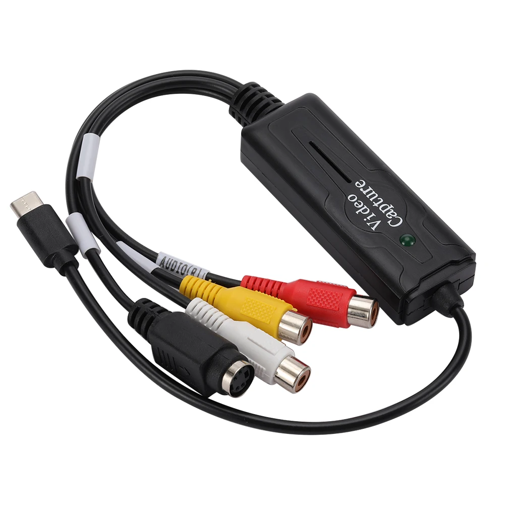 

1 Channel USB 3.1 Audio Video Capture Card Easy to cap Adapter CCTV DVD VCD MP4 Capture for Windows / Phone Capture Video