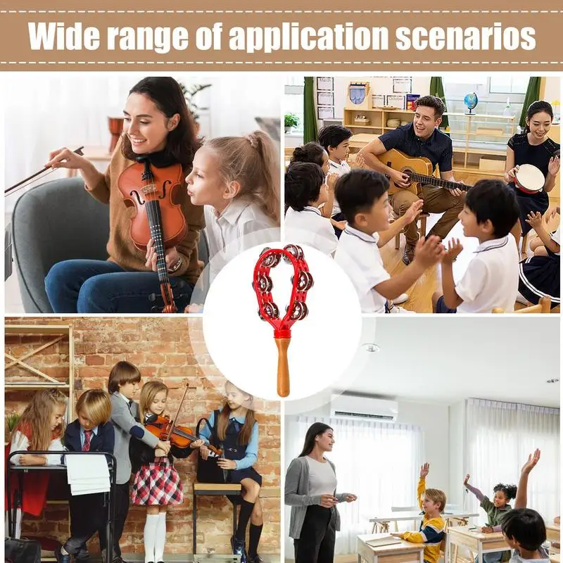 Музыкальный инструмент ручной бубен безопасный музыкальный нержавеющий