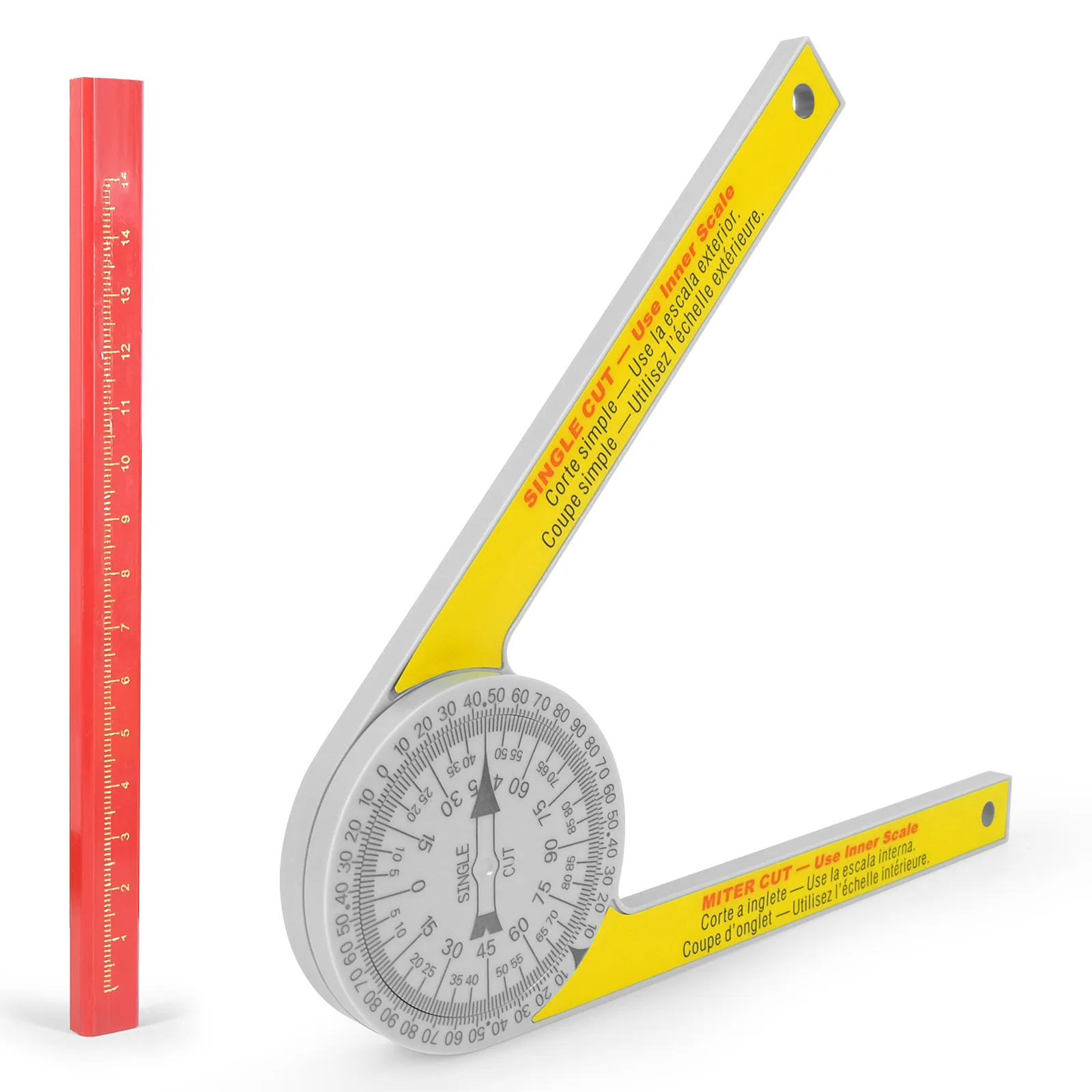 Торцовочная пила цифровой уровень транспортир угловая линейка 360 градусов