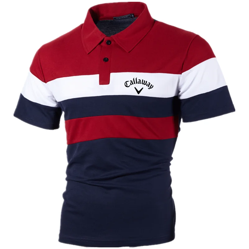 

2022 Men's New Summer Business Casual T-Shirt Men's Lapel Short Sleeve Top Men's Fashion Trend Sports Polo Shirt