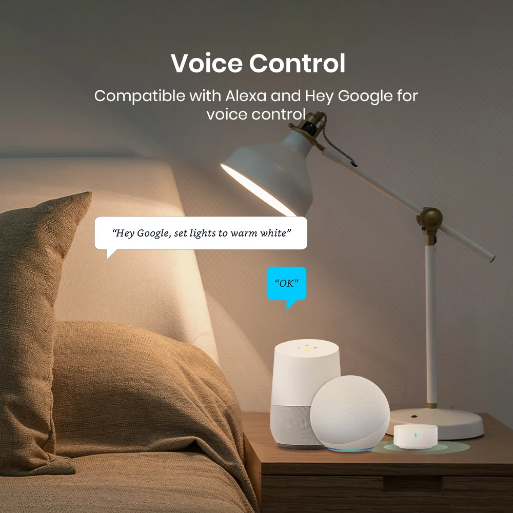 BroadLink SKE27 BLE Mesh Умный домашний светильник RGB лампы умный стартовый комплект с Alexa