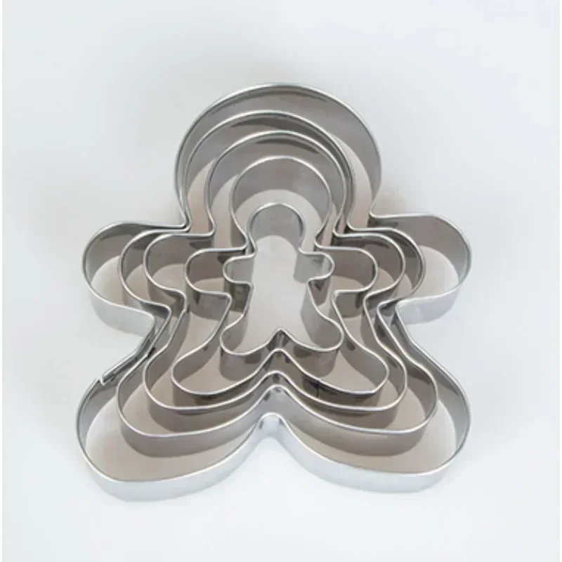 Рождественские формочки для печенья инструменты из нержавеющей стали пряничные